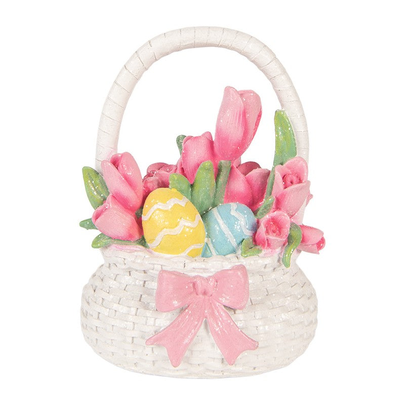 Decoratie paasmandje 18cm - Clayre & Eef