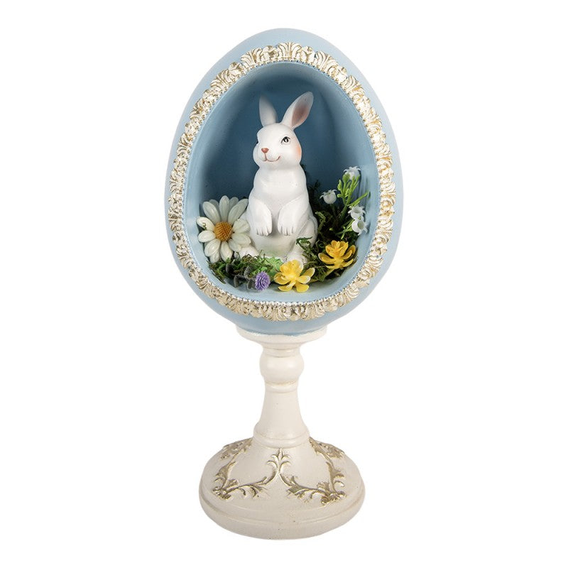 Decoratie ei open met konijn 28cm - Clayre & Eef