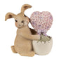 Beeld Konijn Bos Bloemen 12 CM - Clayre & Eef