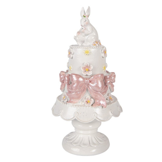 Decoratie taart met konijntjes 29cm - Clayre & Eef