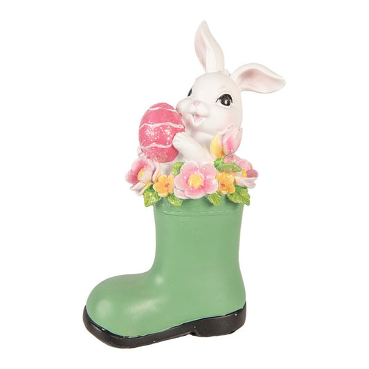 Decoratie konijn in laars 20cm- Clayre & Eef