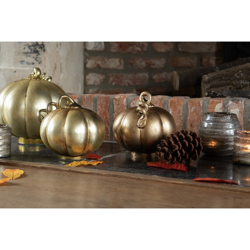Decoratie Pompoen 15cm - Clayre & Eef
