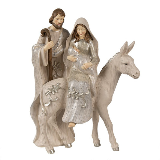 Beeld Religieus Gezin 32cm - Clayre & Eef