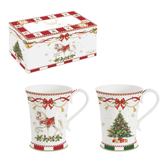 Mokken 300ml set van 2 - Christmas Tale