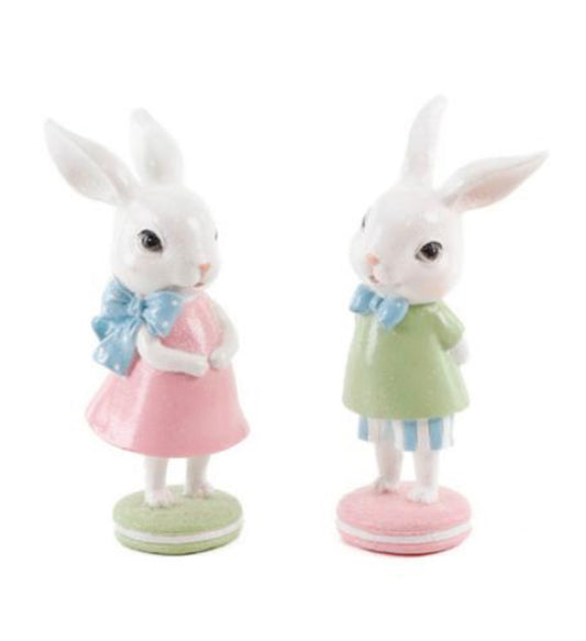 Goodwill Paasdecoratie Konijntjes op Macaron 15,5cm