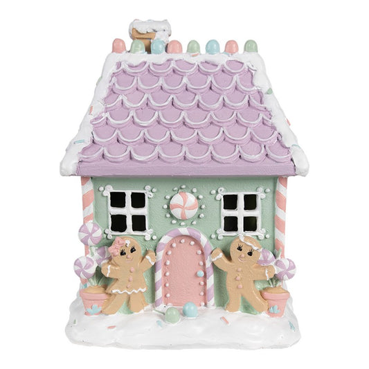 Gingerbread, huisje, Clayre&Eef, kerstdecoratie 