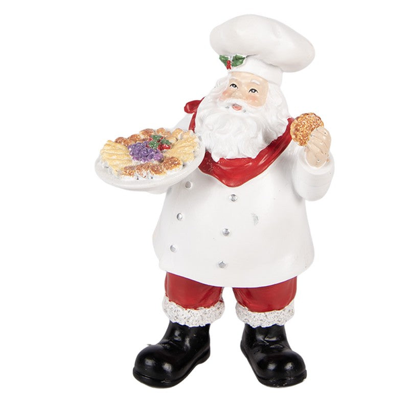 Decoratie kerstman schaal - Clayre & Eef