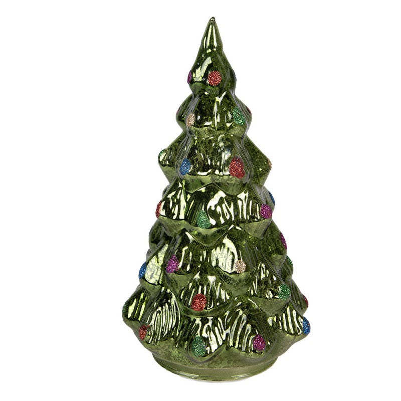 Decoratie kerstboom groen led - Clayre & Eef