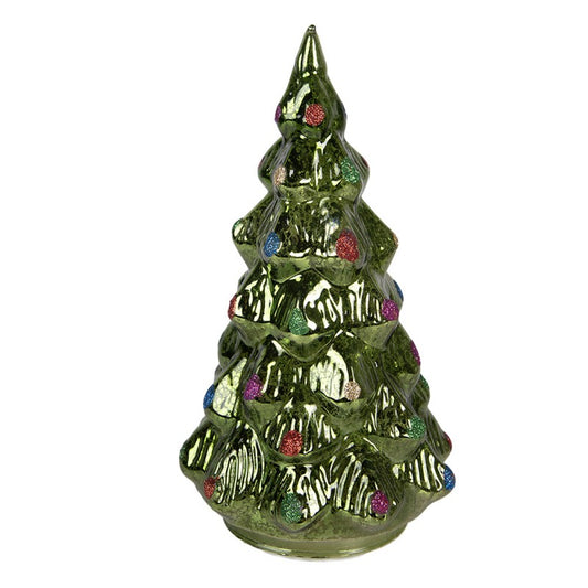 Decoratie kerstboom groen led - Clayre & Eef