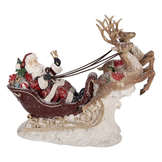 Decoratie kerst slee - Clayre & Eef