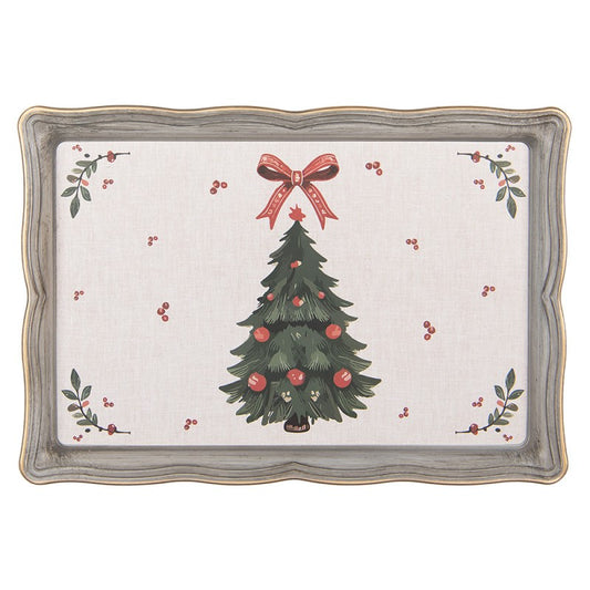 Dienblad kerstboom - Clayre & Eef