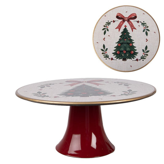 Taartplateau kerstboom - Clayre & Eef