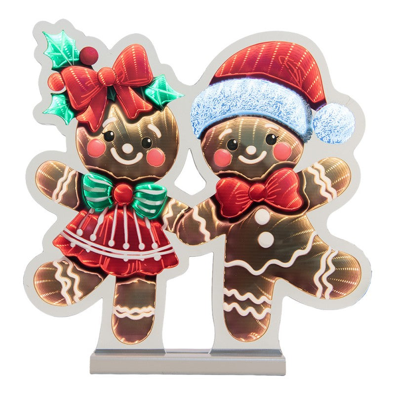 Kerst spiegel lamp Gingerbread - Clayre & Eef