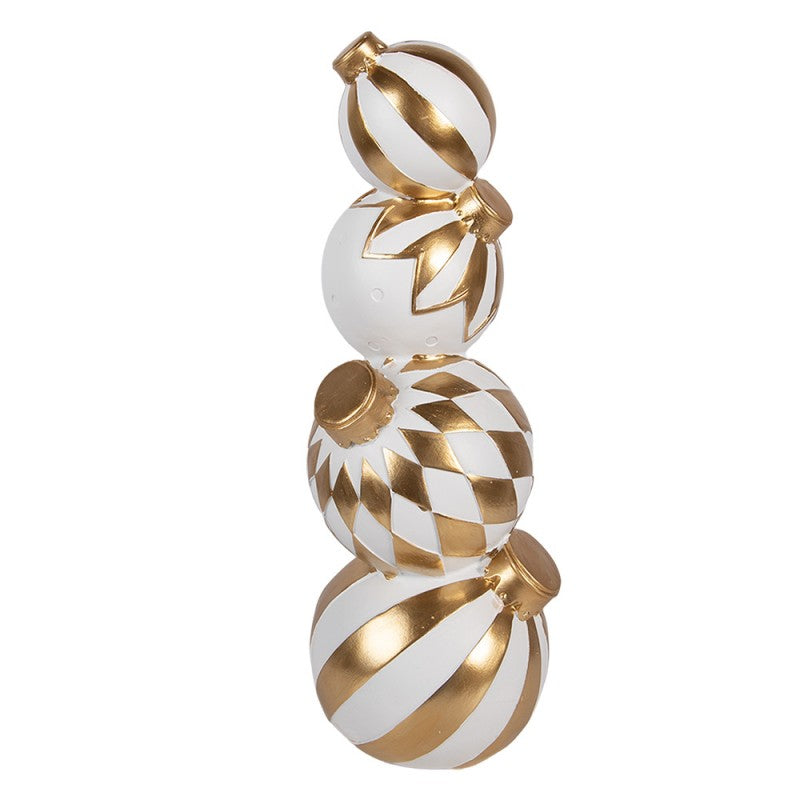 Decoratie kerstballen goud - Clayre & Eef