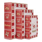 Opbergdoos set van 3 boeken - Clayre & Eef