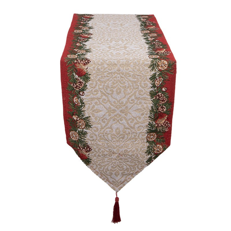 Tafelloper beige - Clayre & Eef