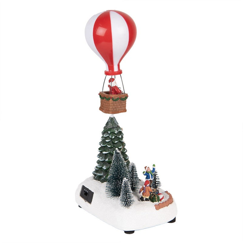 Kerst decoratie kerstman luchtballon 32 cm - Clayre & Eef