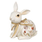 Konijn, Beige, Bloemen, Clayre&Eef, 