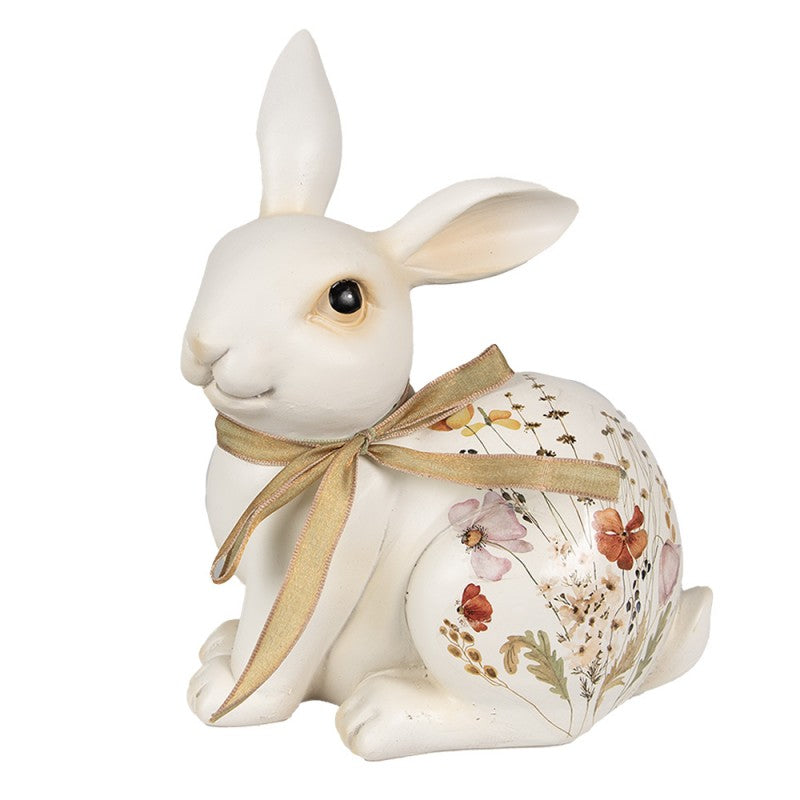 Konijn, Beige, Bloemen, Clayre&Eef, 