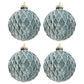 Kerstbal, Blauw, Rond, Clayre&Eef 