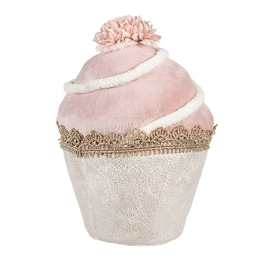 Decoratie, Pasen, Cupcake, Roze, Clayre&Eef 