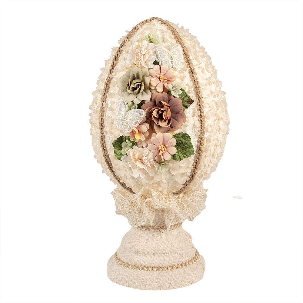 Decoratie, Pasen, ei , beige, Clayre&Eef 