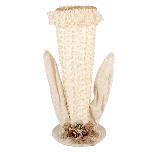 Decoratie, Pasen, hoed , beige, Clayre&Eef 