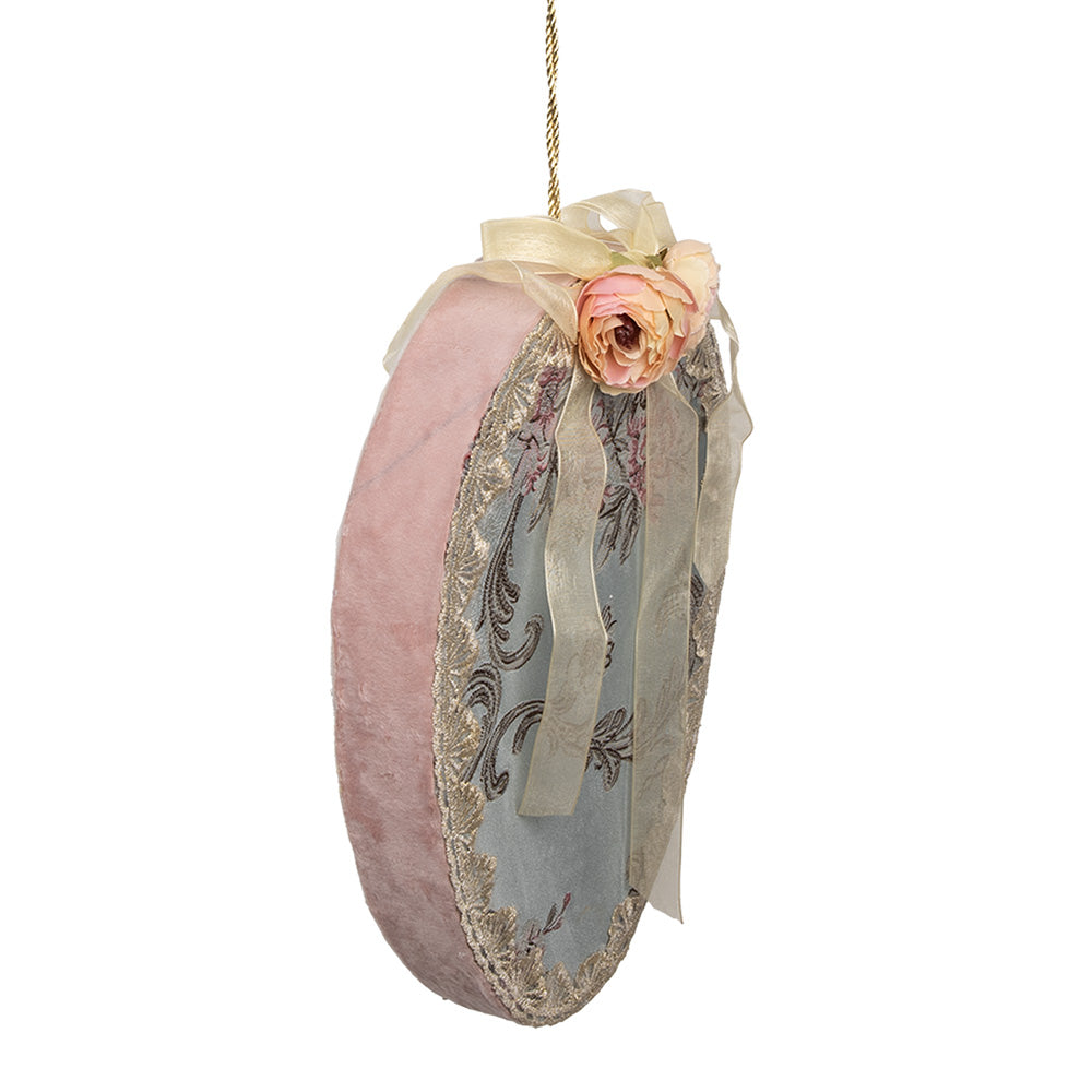 Decoratie, Pasen, ei , blauw, Clayre&Eef 