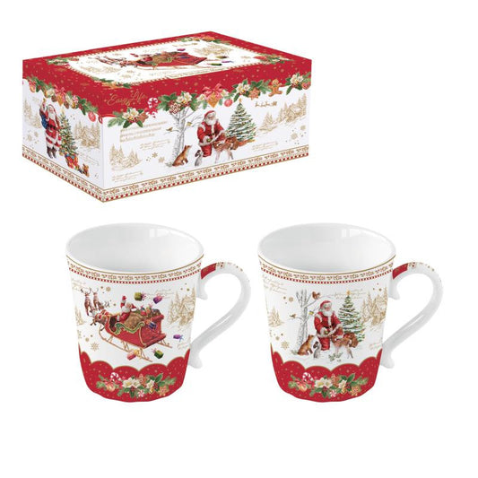 Kerst, Servies, easylife, Christmas memories, mok, kerstman