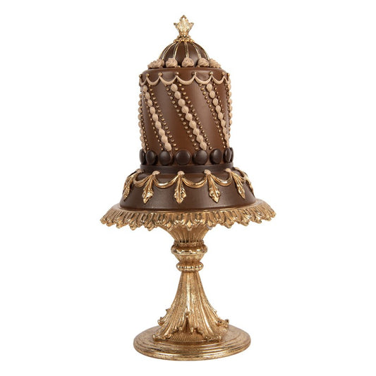 Clayre & Eef Chocoladetaart  Ø 18x33 cm